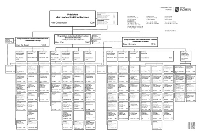 Organigramm der Landesdirektion Sachsen